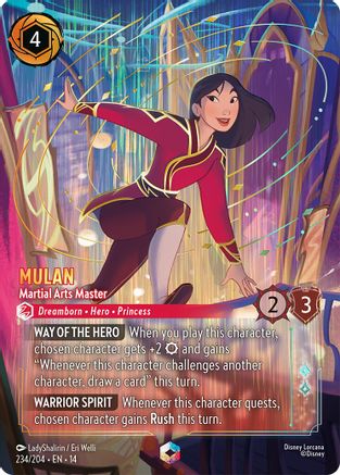 Mulan - Martial Arts Master (Enchanted) (14-234) (Holofoil)