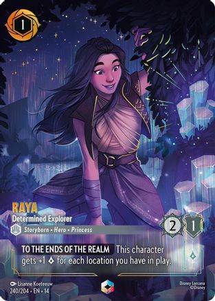 Raya - Determined Explorer (Enchanted) (14-240) (Holofoil)