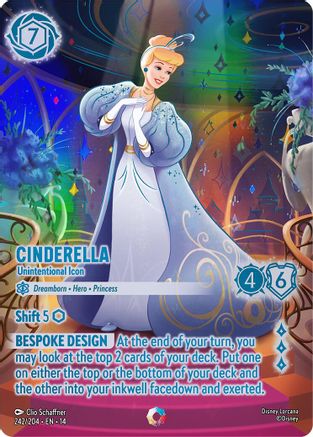 Cinderella - Unintentional Icon (Iconic) (14-242) (Holofoil)