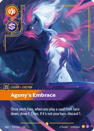 Evelynn, Agony's Embrace (Overnumbered) (RAD-175) (Foil)