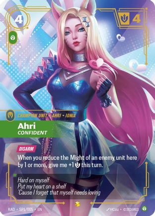 Ahri, Confident (SP) (RAD-SP1) (Foil)