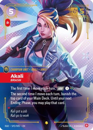 Akali, Brash (SP) (RAD-SP2) (Foil)