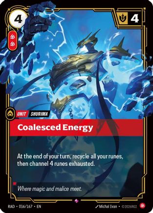 Coalesced Energy (RAD-016) (Foil)