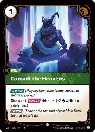 Consult the Heavens (RAD-025) (Foil)