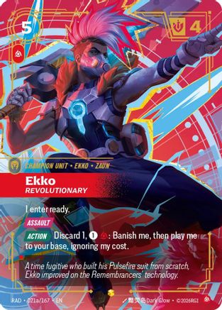 Ekko, Revolutionary (Alternate Art) (RAD-021a) (Foil)