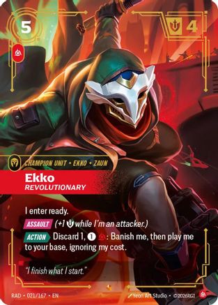 Ekko, Revolutionary (RAD-021) (Foil)