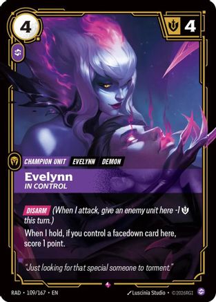 Evelynn, In Control (RAD-109) (Foil)
