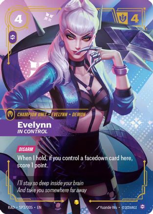 Evelynn, In Control (SP) (RAD-SP3) (Foil)