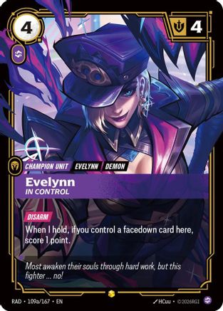 Evelynn, In Control (Alternate Art) (RAD-109a) (Foil)