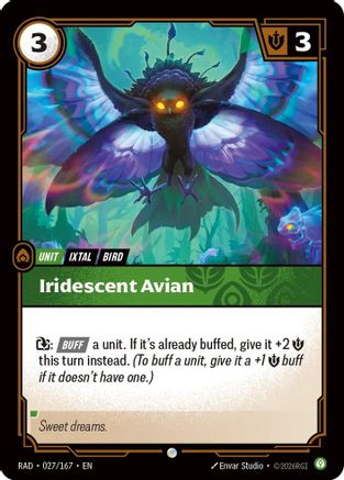 Iridescent Avian (RAD-027)