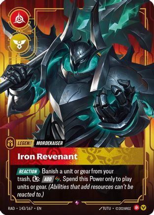 Mordekaiser, Iron Revenant (RAD-143) (Foil)