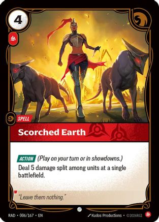 Scorched Earth (RAD-006) (Foil)