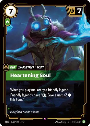 Heartening Soul (RAD-040) (Foil)