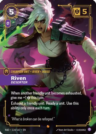 Riven, Deserter (RAD-114) (Foil)
