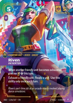 Riven, Deserter (Alternate Art) (RAD-114a) (Foil)