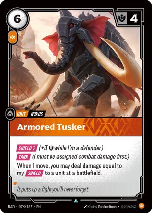 Armored Tusker (RAD-078)