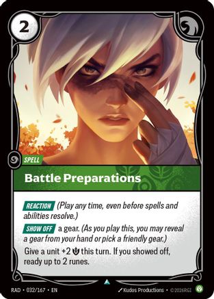 Battle Preparations (RAD-032) (Foil)