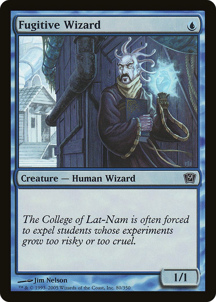 Fugitive Wizard (9ED-080★) (Foil)