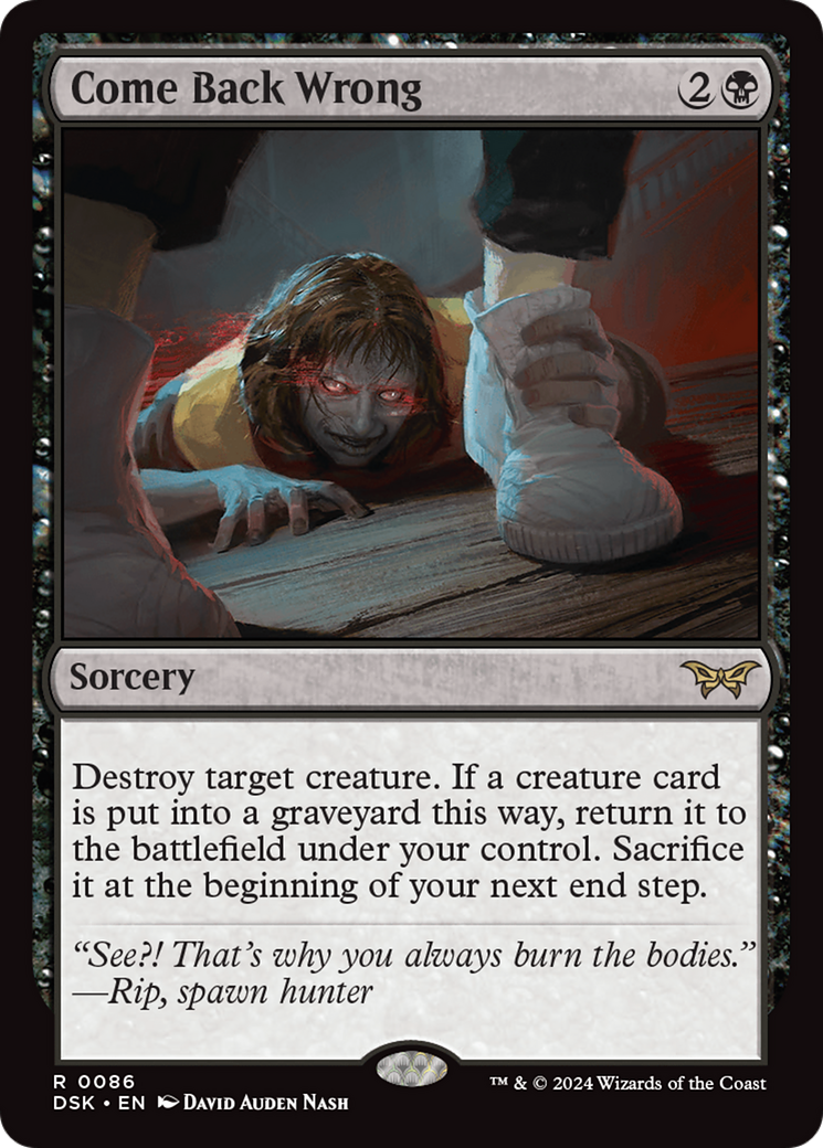 Come Back Wrong (DSK-086) (Foil)