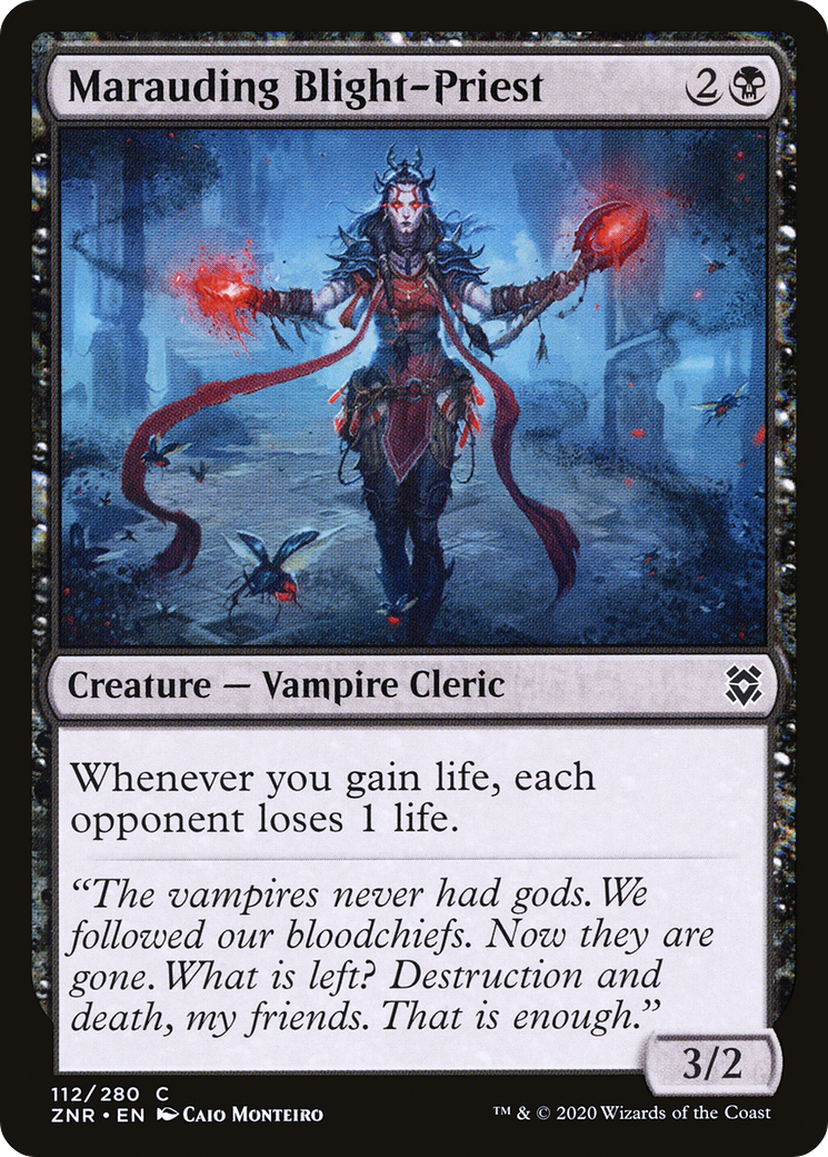 Marauding Blight-Priest (ZNR-112) (Foil)
