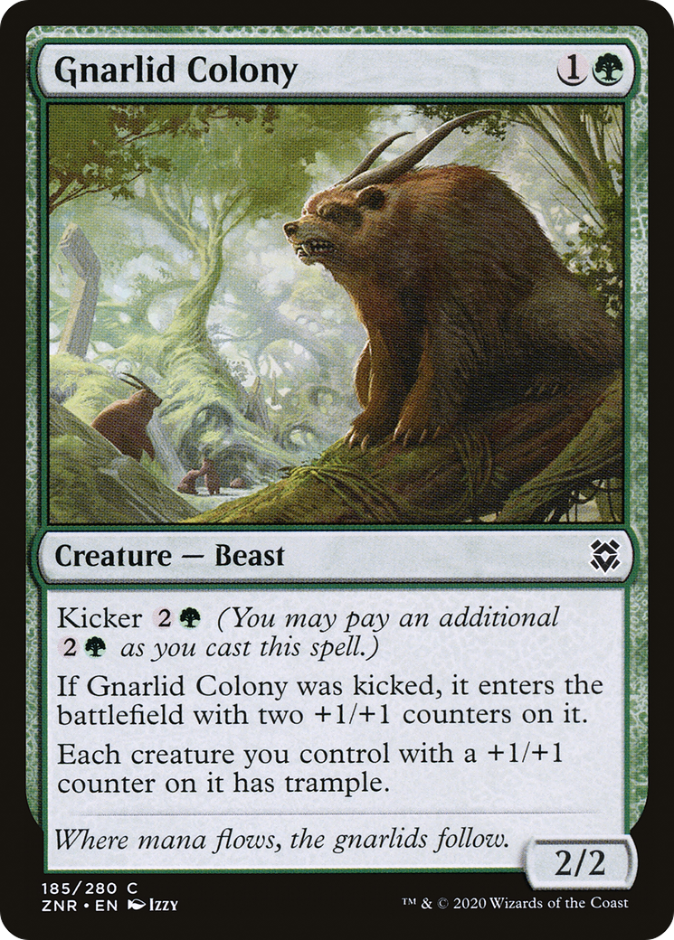 Gnarlid Colony (ZNR-185) (Foil)