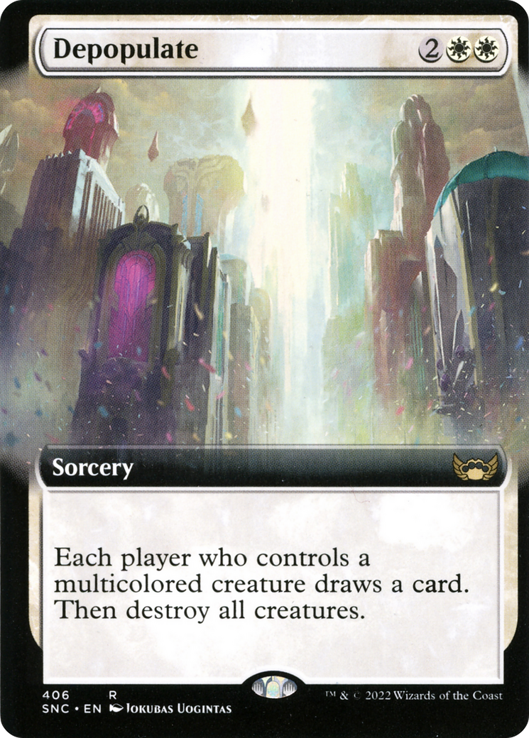 Depopulate (SNC-406) (Extended Art) (Foil)