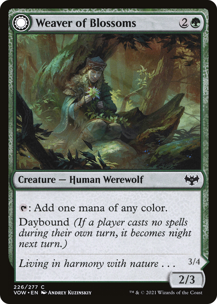 Weaver of Blossoms // Blossom-Clad Werewolf (VOW-226)