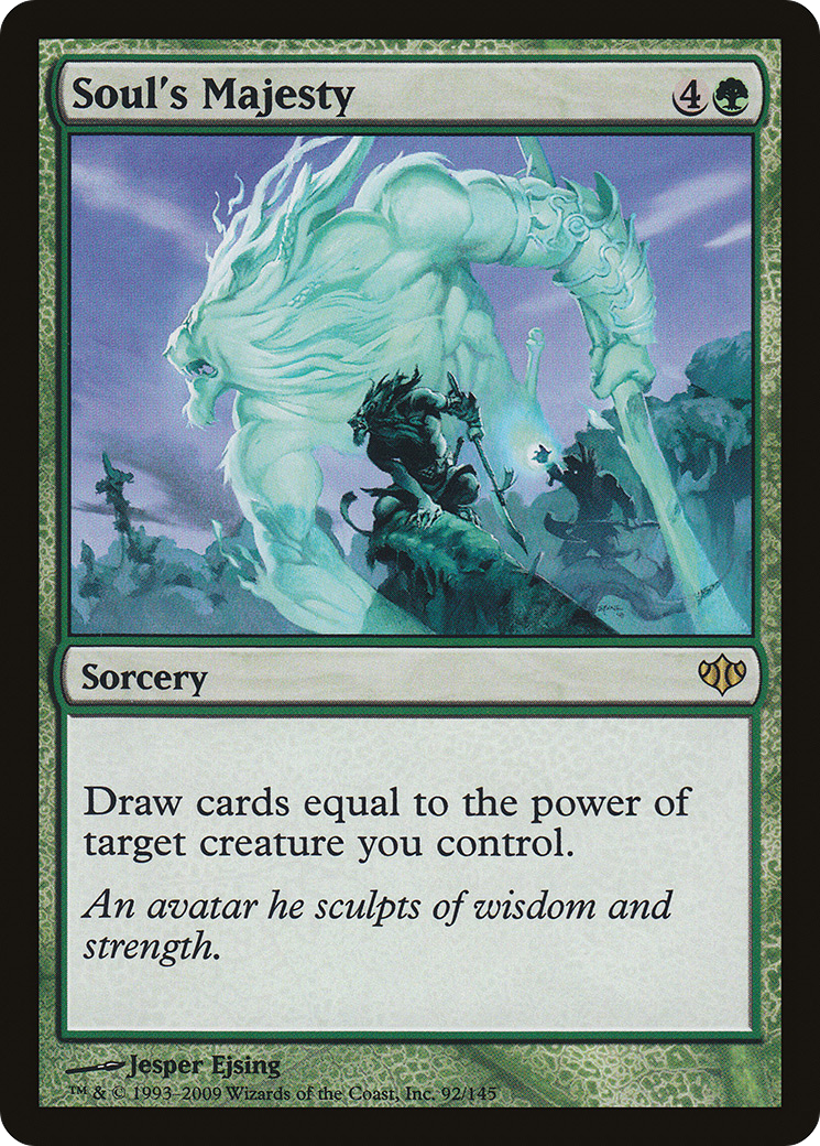 Soul's Majesty (CON-092) (Foil)