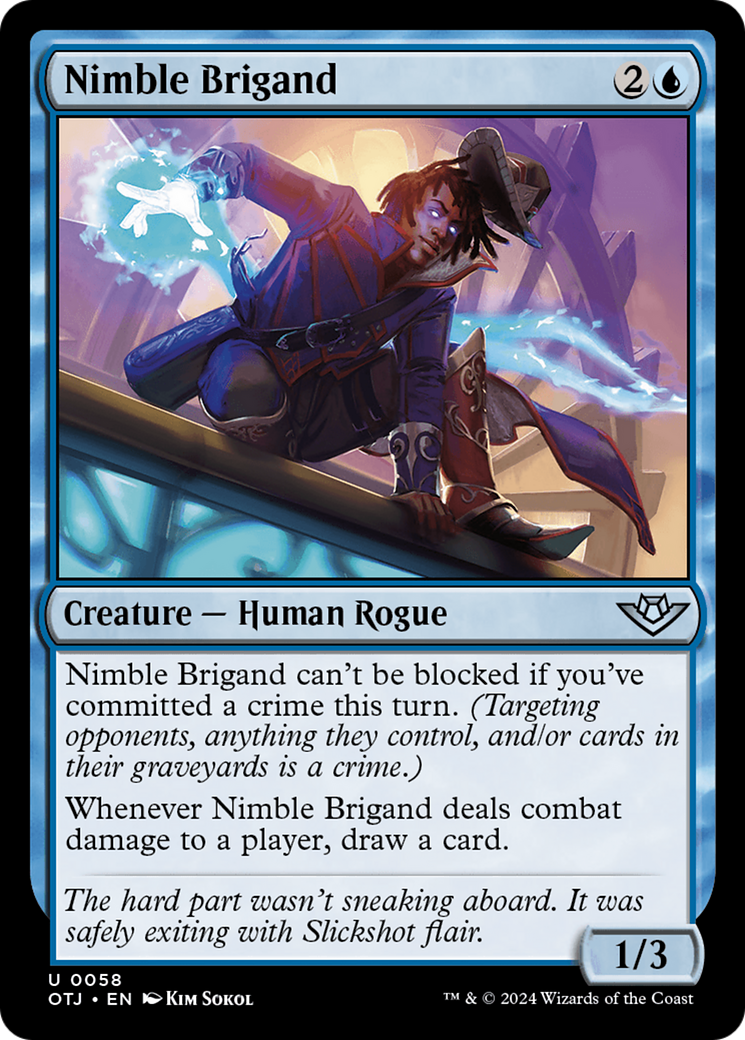 Nimble Brigand (OTJ-058) (Foil)