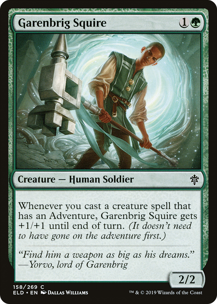 Garenbrig Squire (ELD-158) (Foil)