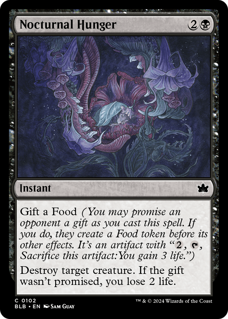 Nocturnal Hunger (BLB-102) (Foil)