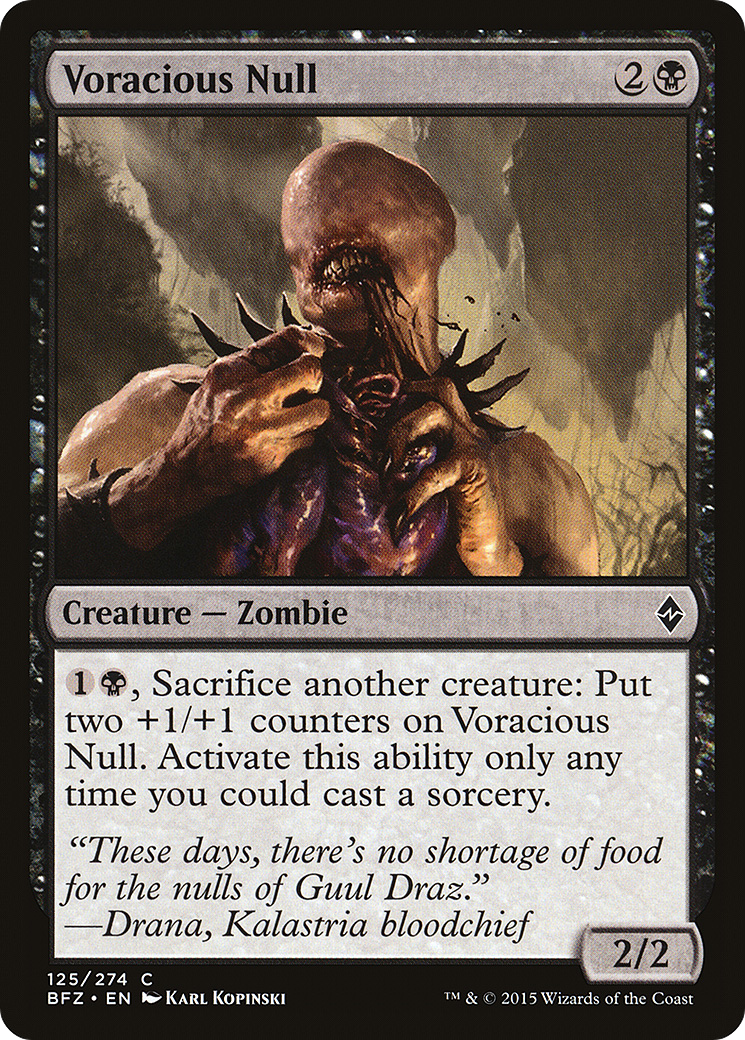 Voracious Null (BFZ-125)
