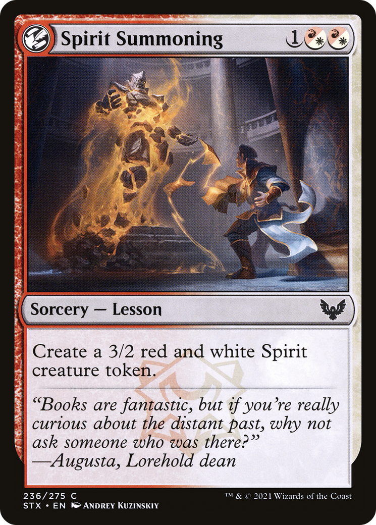 Spirit Summoning (STX-236) (Foil)