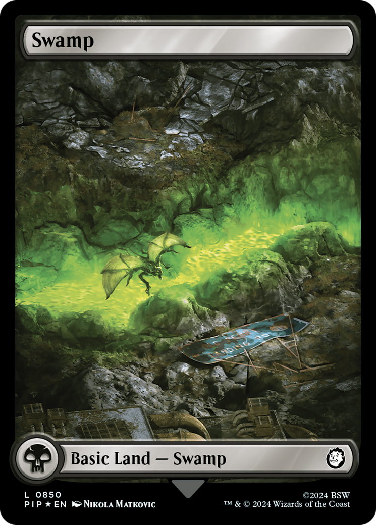 Swamp (PIP-850) (Full Art) (Surge Foil)