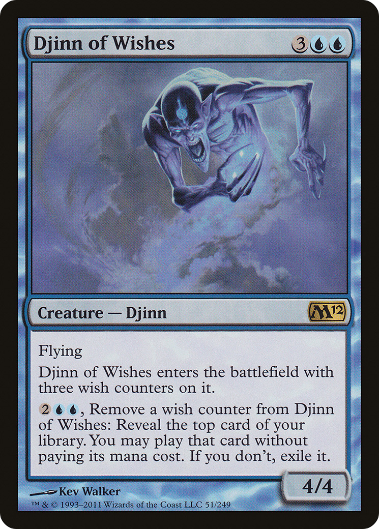 Djinn of Wishes (M12-051) (Foil)