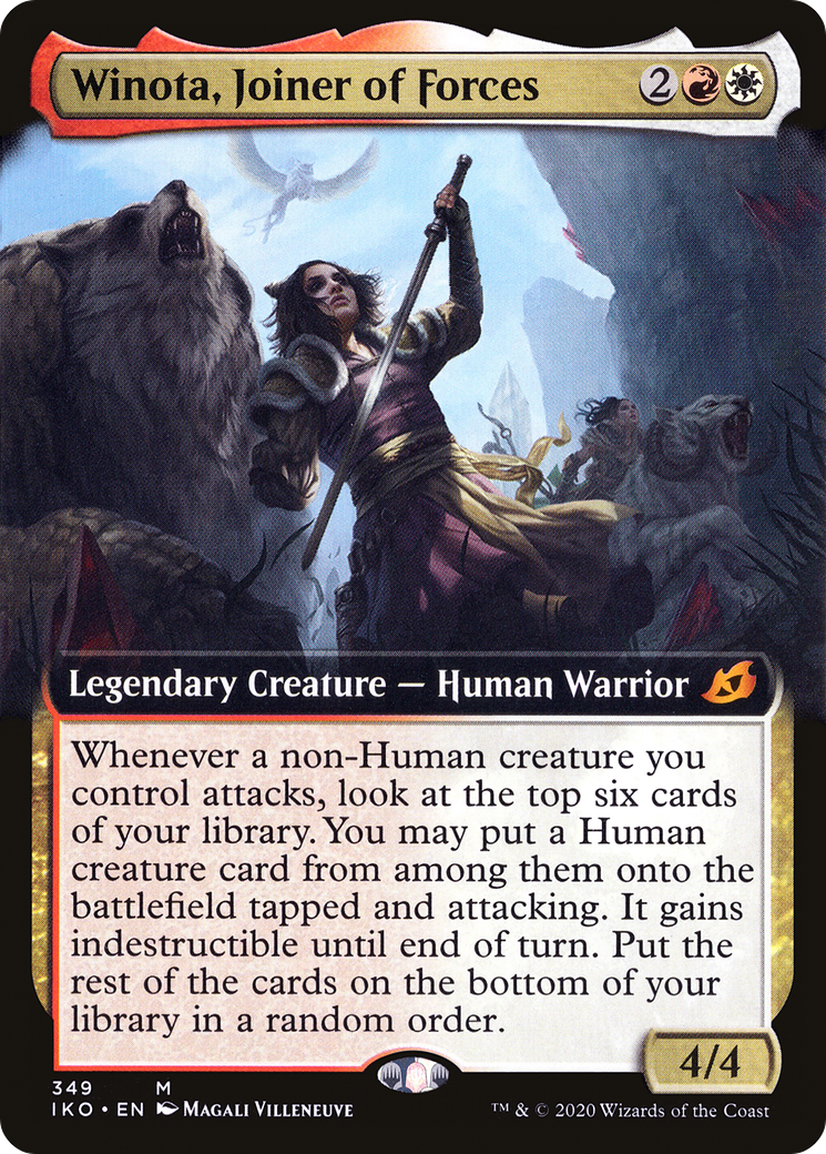 Winota, Joiner of Forces (IKO-349) (Extended Art) (Foil)