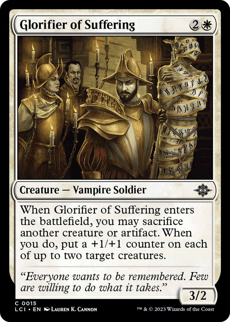 Glorifier of Suffering (LCI-015) (Foil)