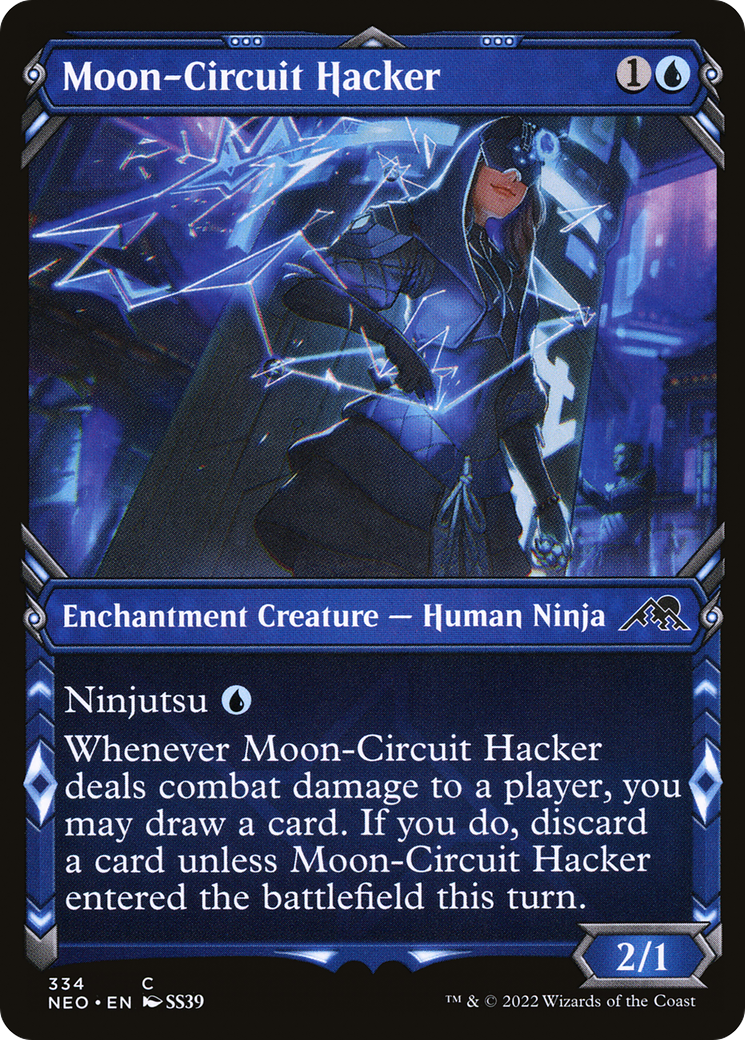 Moon-Circuit Hacker (NEO-334) (Showcase) (Foil)
