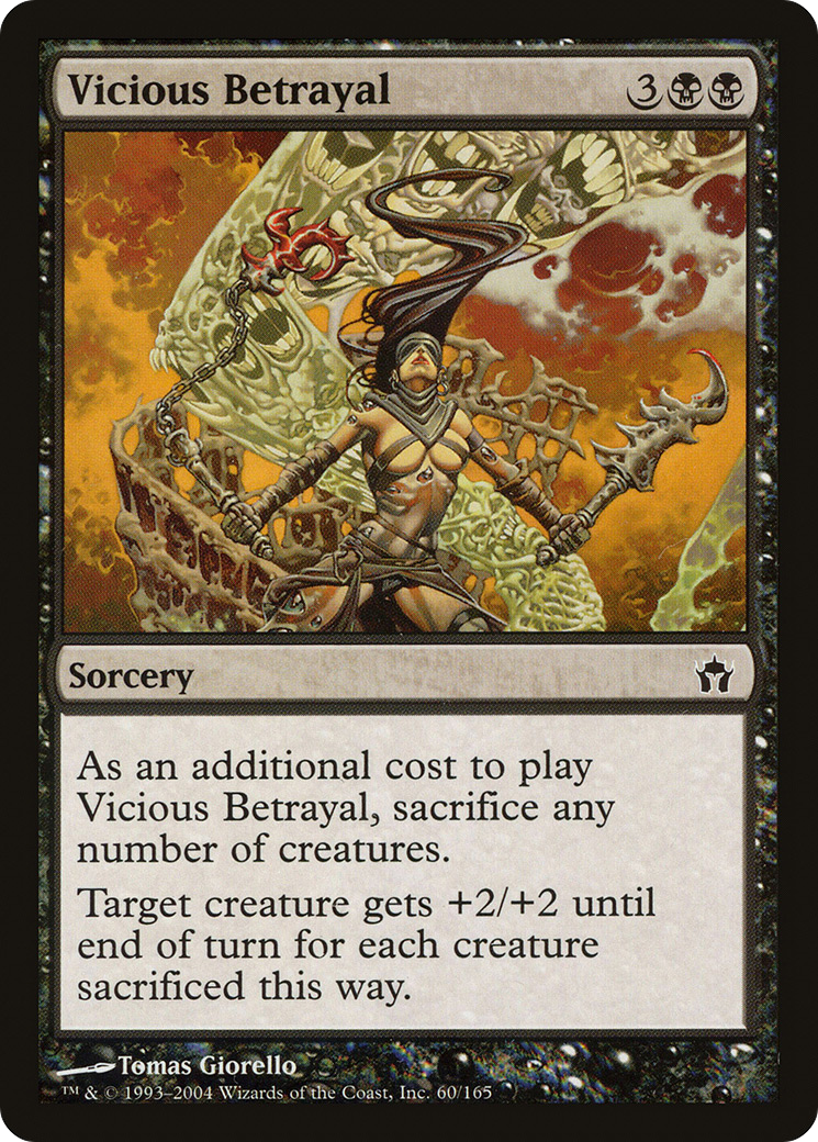 Vicious Betrayal (5DN-060) (Foil)
