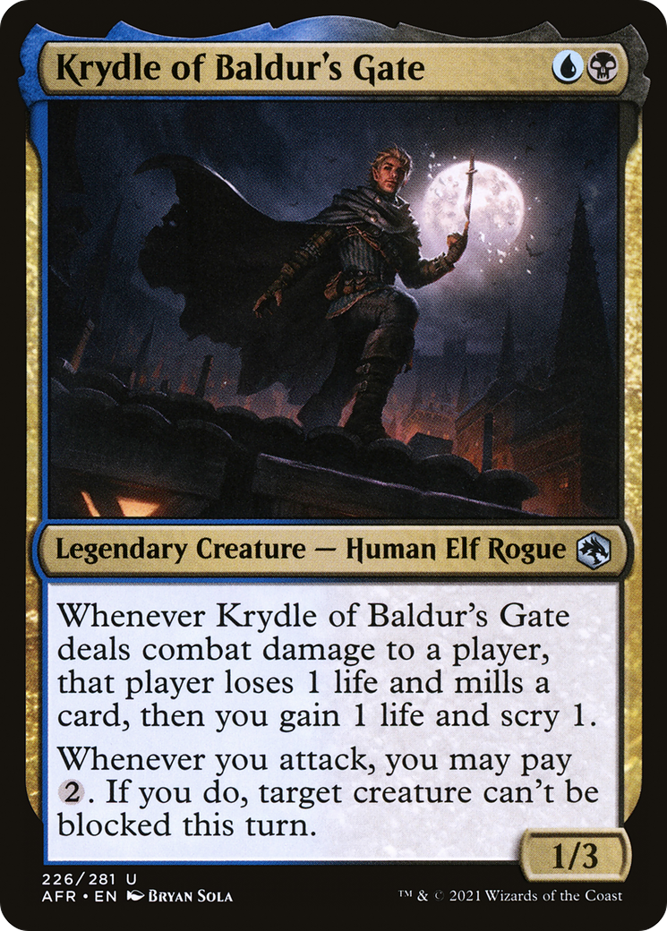 Krydle of Baldur's Gate (AFR-226) (Foil)