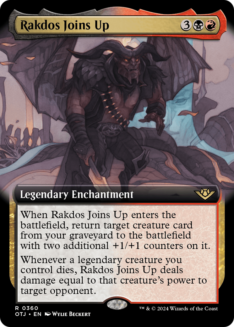 Rakdos Joins Up (OTJ-360) (Extended Art) (Foil)