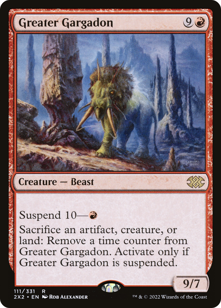 Greater Gargadon (2X2-111) (Foil)