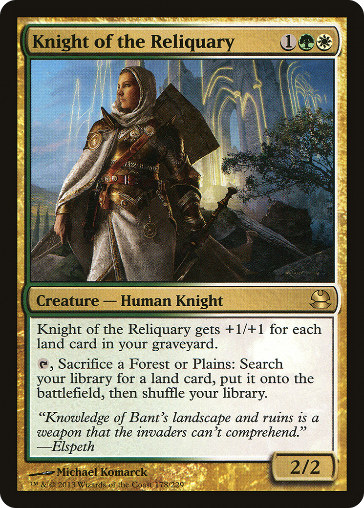 Knight of the Reliquary (MMA-178) (Foil)