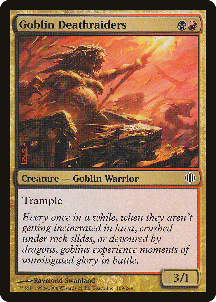 Goblin Deathraiders (ALA-169) (Foil)