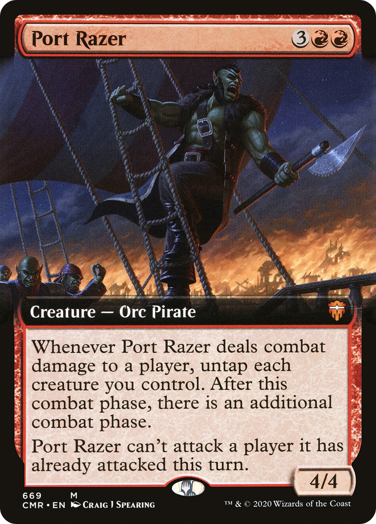 Port Razer (CMR-669) (Extended Art) (Foil)