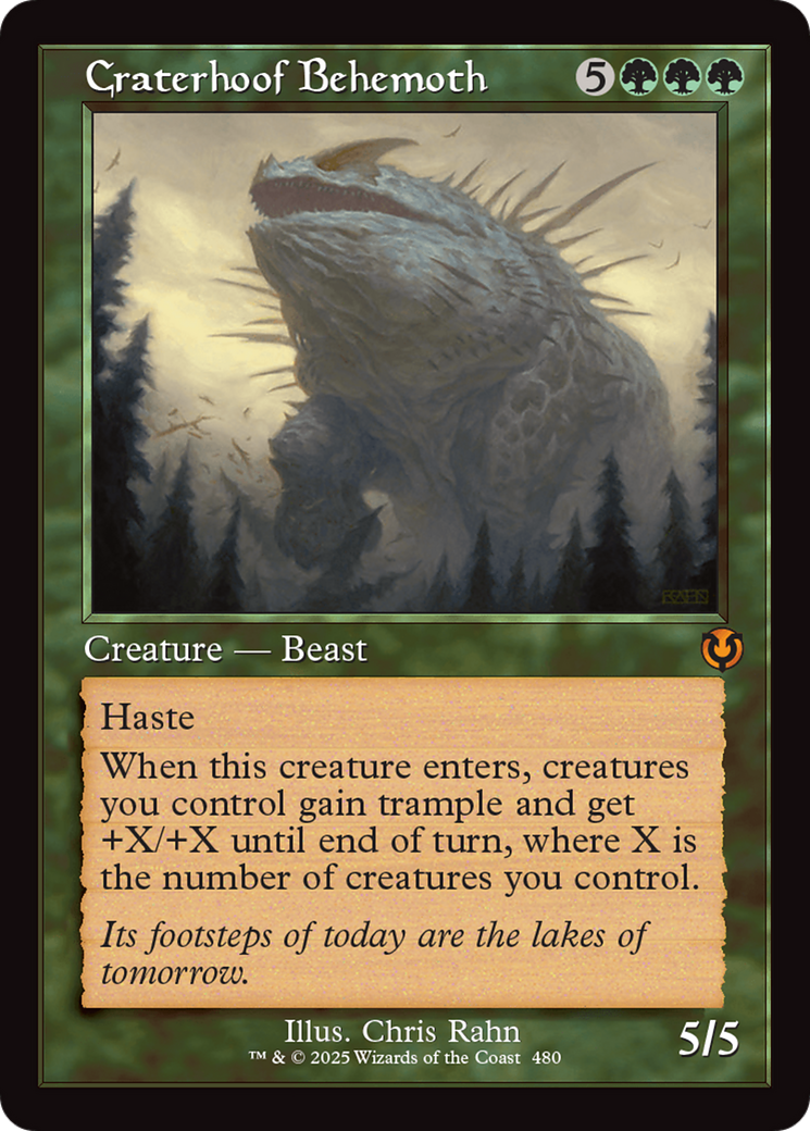 Craterhoof Behemoth (INR-480) (Foil)