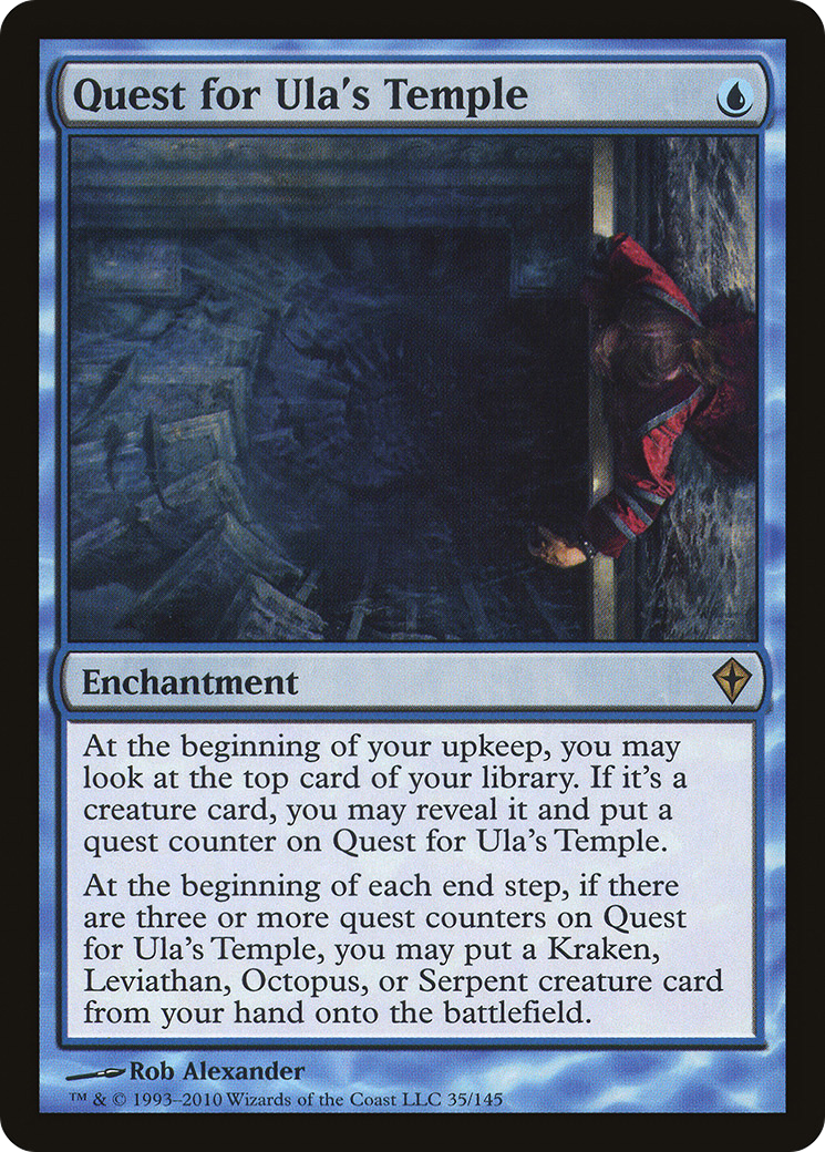 Quest for Ula's Temple (WWK-035) (Foil)