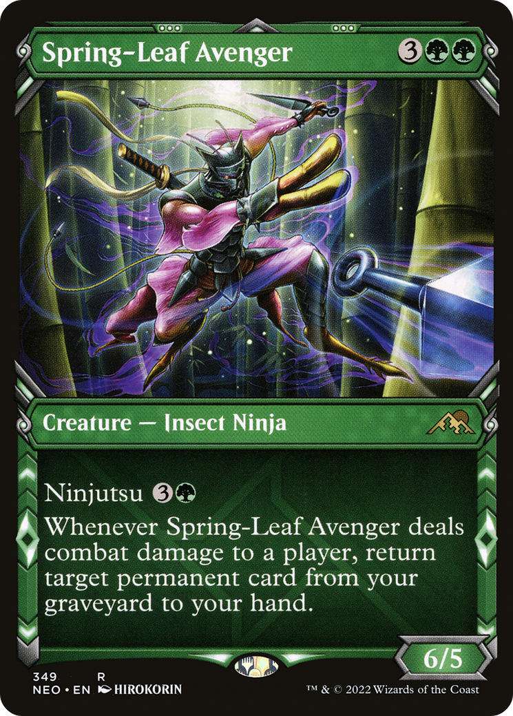 Spring-Leaf Avenger (NEO-349) (Showcase) (Foil)