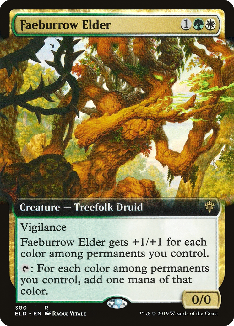 Faeburrow Elder (ELD-380) (Extended Art) (Foil)