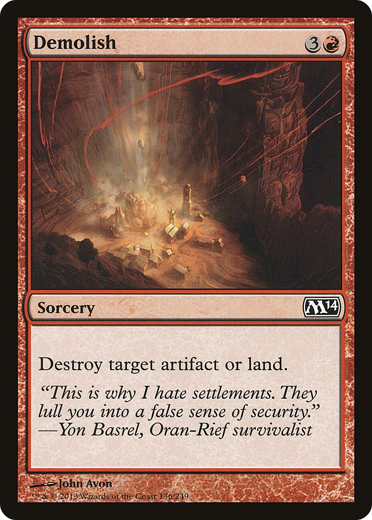 Demolish (M14-136)